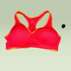 Tek Gear Vibrant Pink and Orange Sports Bra (XL) NEW